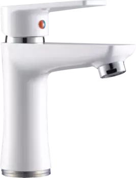 Смеситель для раковины РМС PL6 001F белый