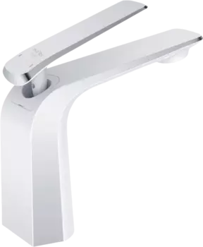 Смеситель для раковины Rose R1301F белый, хром