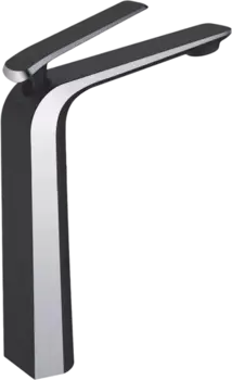 Смеситель для раковины Rose R1311H черный, хром