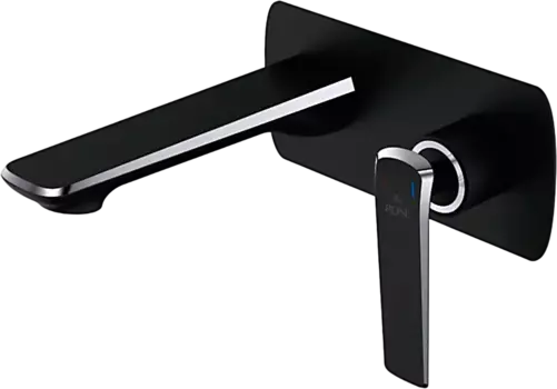 Смеситель для раковины Rose R1341H черный, хром