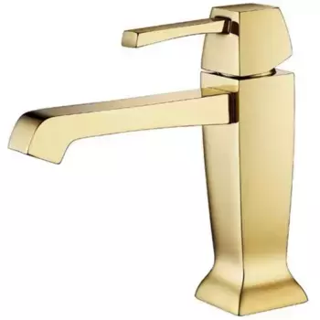 Смеситель для раковины с донным клапаном Caprigo Diamante 50-020-oro золото