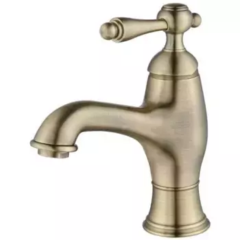 Смеситель для раковины с донным клапаном Caprigo Fonte 12-520-vot бронза