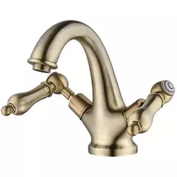 Смеситель для раковины с донным клапаном Caprigo Adria-Classik 03M-520-vot бронза