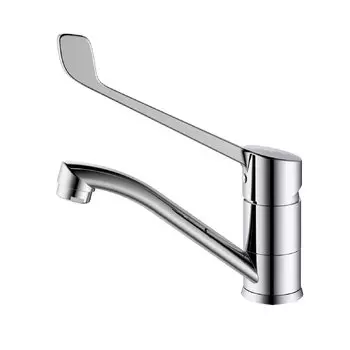 Смеситель для раковины с хирургической ручкой Splenka S08.45, хром