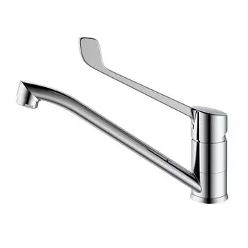 Смеситель для раковины с хирургической ручкой Splenka S08.42, хром