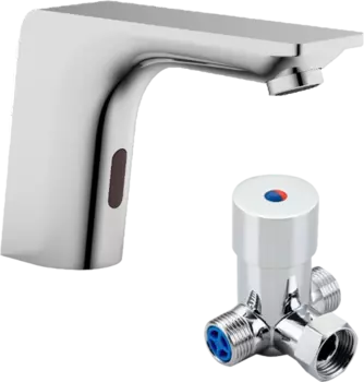 Смеситель для раковины STWORKI Хельсинки WFA31024 сенсорный, со смешивающим блоком