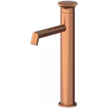 Смеситель для раковины Teska Arte Leo L розовое золото