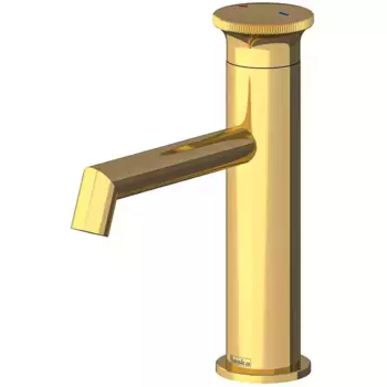 Смеситель для раковины Teska Arte Leo S золото