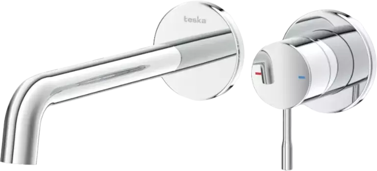 Смеситель для раковины Teska Atlas E5706 С ВНУТРЕННЕЙ ЧАСТЬЮ, хром