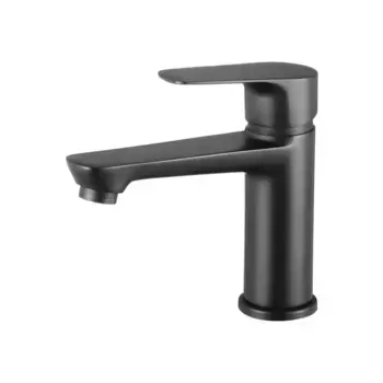 Смеситель для раковины Olive'S Tieso 26100TSB черный матовый