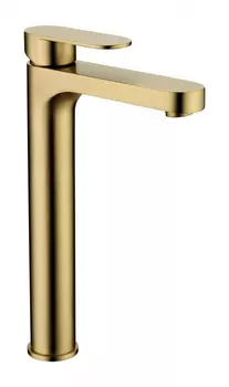Смеситель для раковины Высокий Grocenberg GB3011 Матовый золото