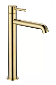 Смеситель для раковины Высокий Grocenberg GB3029GO Золото