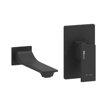 Смеситель для раковины Wasserkraft Abens черный матовый