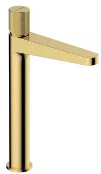 Смеситель для раковины Wasserkraft Ems 7603H глянцевое золото PVD