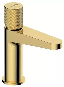 Смеситель для раковины Wasserkraft Ems 7603 глянцевое золото PVD