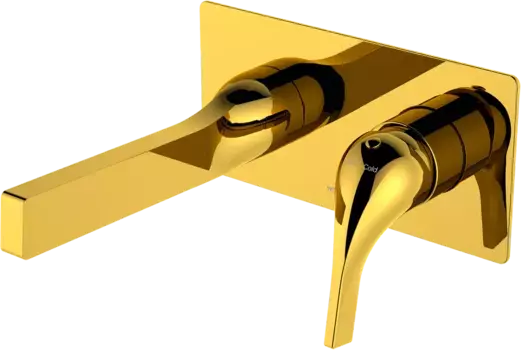 Смеситель для раковины Wasserkraft Sauer 7130 С ВНУТРЕННЕЙ ЧАСТЬЮ, глянцевое золото