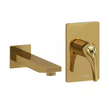 Смеситель для раковины WasserKraft Sauer золото