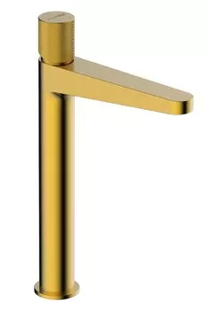 Смеситель для раковины Wasserkraft Schunter 8203H матовое золото PVD