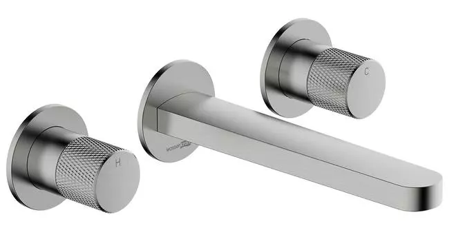 Смеситель для раковины Wasserkraft Tauber 6445 С ВНУТРЕННЕЙ ЧАСТЬЮ, никель
