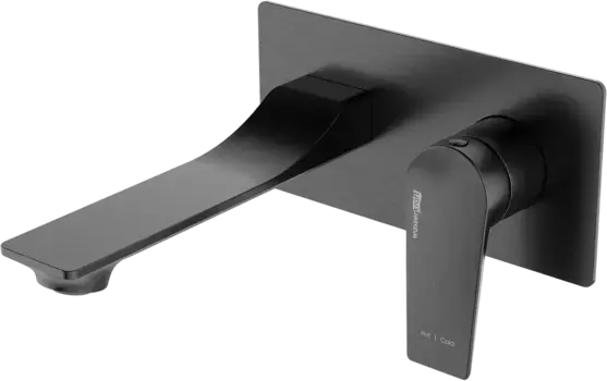 Смеситель для раковины Wasserkraft Wiese 8430 С ВНУТРЕННЕЙ ЧАСТЬЮ, оружейная сталь