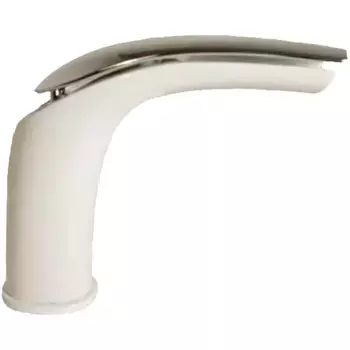 Смеситель для раковины Webert Aria белый матовый - хром