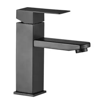 Смеситель для раковины WesnaArt Kubus KUB13-210 черный