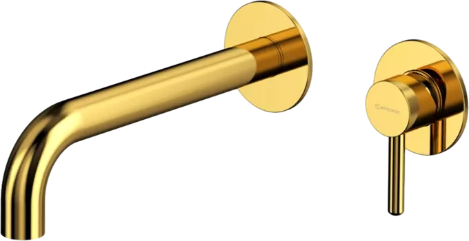 Смеситель для раковины WHITECROSS Y Y1215GL С ВНУТРЕННЕЙ ЧАСТЬЮ, золото