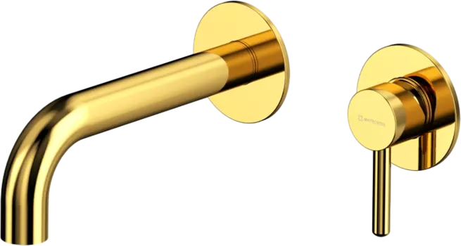 Смеситель для раковины WHITECROSS Y Y1216GL С ВНУТРЕННЕЙ ЧАСТЬЮ, золото