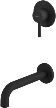 Смеситель для раковины WHITECROSS Y YSET03BL С ВНУТРЕННЕЙ ЧАСТЬЮ, черный