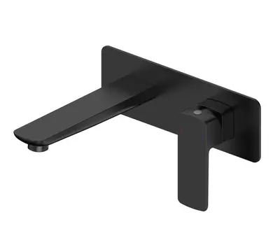 Смеситель для раковины Wonzon & Woghand WW-88869003-MB черный матовый, С ВНУТРЕННЕЙ ЧАСТЬЮ
