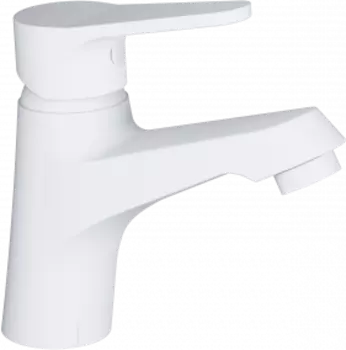 Смеситель для раковины Wonzon & Woghand WW-A40212-MW белый матовый