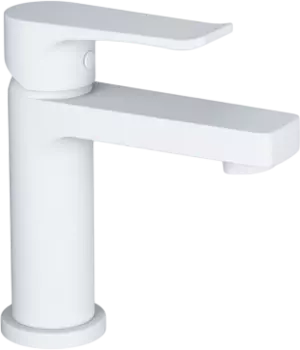 Смеситель для раковины Wonzon & Woghand WW-A40222-MW белый матовый