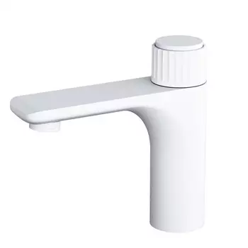 Смеситель для раковины Wonzon & Woghand WW-A40412-MW белый матовый