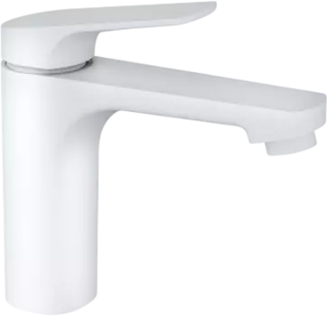 Смеситель для раковины Wonzon & Woghand WW-A40492-MW белый матовый