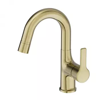 Смеситель для раковины Wonzon & Woghand WW-FE01L212-BG брашированное золото