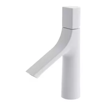 Смеситель для раковины Wonzon & Woghand WW-H010-MW белый матовый