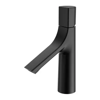 Смеситель для раковины Wonzon & Woghand WW-H010-MB черный матовый