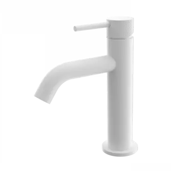 Смеситель для раковины Wonzon & Woghand WW-H1061-MW белый матовый