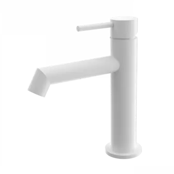 Смеситель для раковины Wonzon & Woghand WW-H1063-MW белый матовый