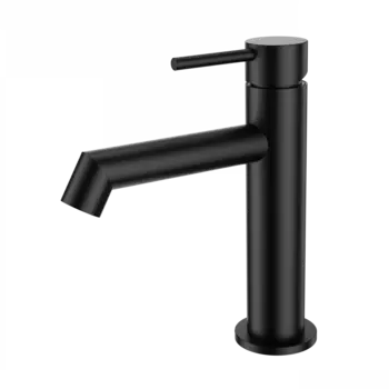 Смеситель для раковины Wonzon & Woghand WW-H1063-MB черный матовый