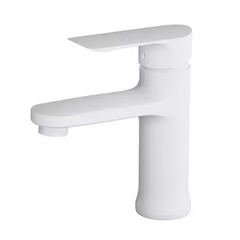 Смеситель для раковины Wonzon & Woghand WW-XH-011-MW белый матовый