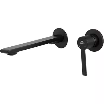 Смеситель для раковины Kaiser Serio 05511-9 С ВНУТРЕННЕЙ ЧАСТЬЮ, матовый черный