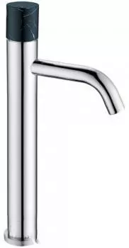 Смеситель для раковины Boheme Stick 122-CR-MR-B хром, черный мрамор