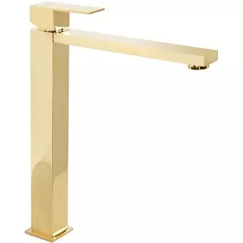 Смеситель для раковины высокий Cezares Unika золото