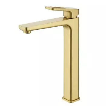 Смеситель для раковины высокий Raglo R51.15.03, золотой сатин