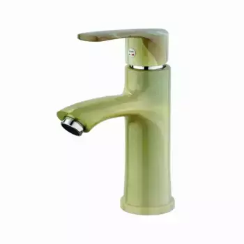 Смеситель для раковины Plstart PL1003-22 светлый мрамор, хром