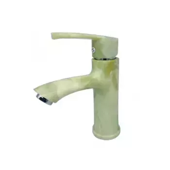 Смеситель для раковины Plstart PL1003-41 серый мрамор, хром