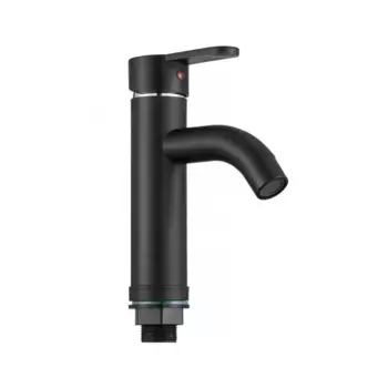 Смеситель для раковины Plstart PL1004-7 черный, хром