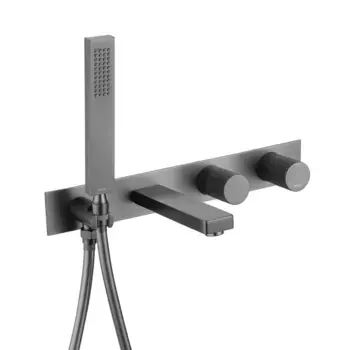 Встраиваемый смеситель для душа и ванны Abber Rund AF8730NG С ВНУТРЕННЕЙ ЧАСТЬЮ, никель