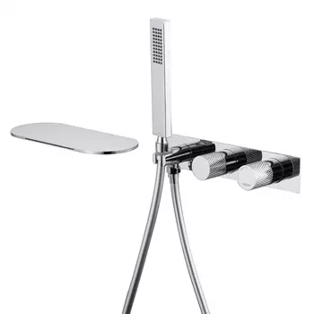 Встраиваемый смеситель для душа и ванны Abber Rund AF8731 С ВНУТРЕННЕЙ ЧАСТЬЮ, хром